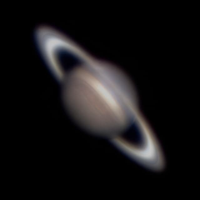 Enhanced Saturn collected by Skywatcher