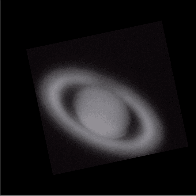 Enhanced Saturn collected by Hubble
