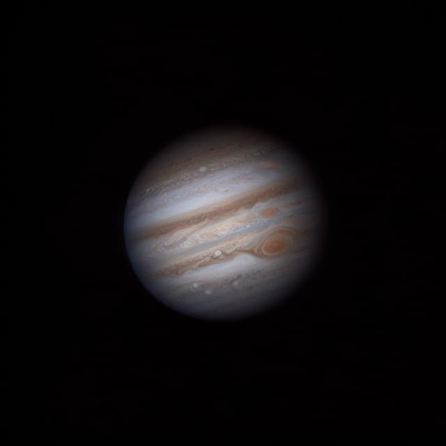 Enhanced Jupiter collected by ZWOASI224MC
